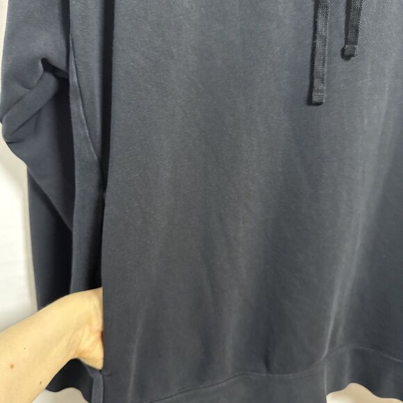 Jordan Mens Hoodie XL Black Cotton Blend Center Jumpman Logo Long Sleeve Pockets - Picture 4 of 7